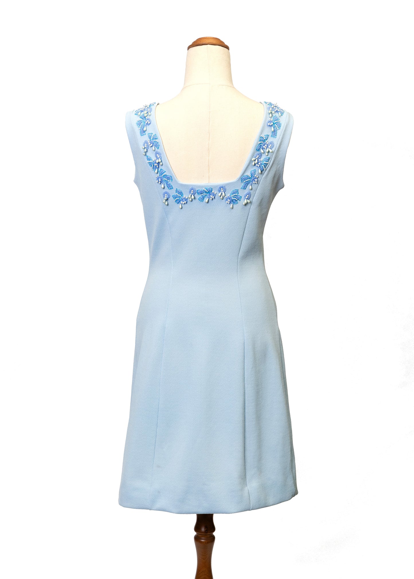 1960's Sylvia Laine Beaded Shift Dress