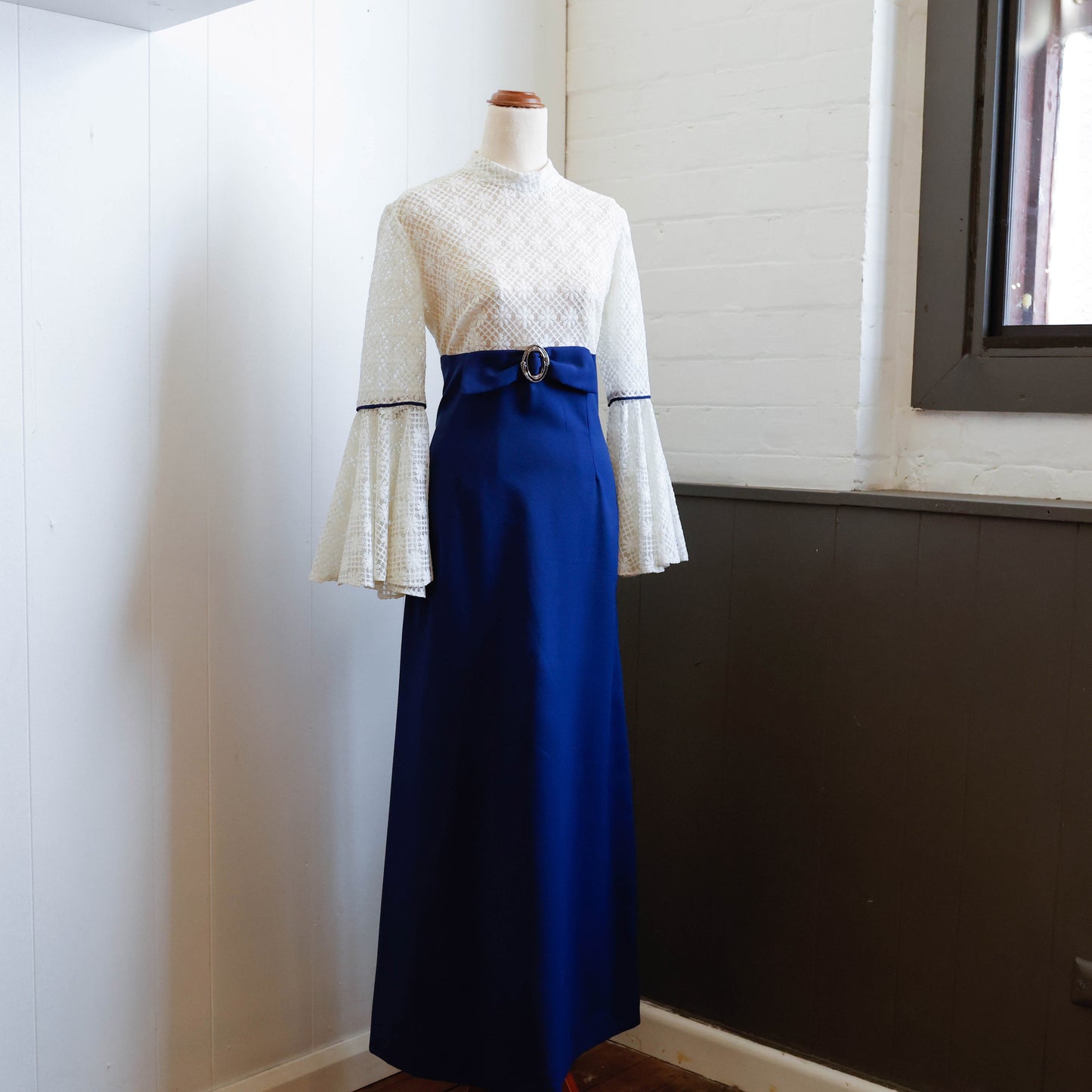 1970's Romantic Prairie Style Dress