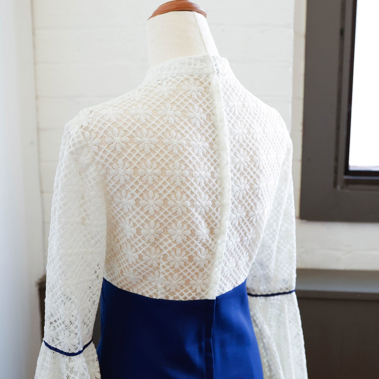 1970's Romantic Prairie Style Dress