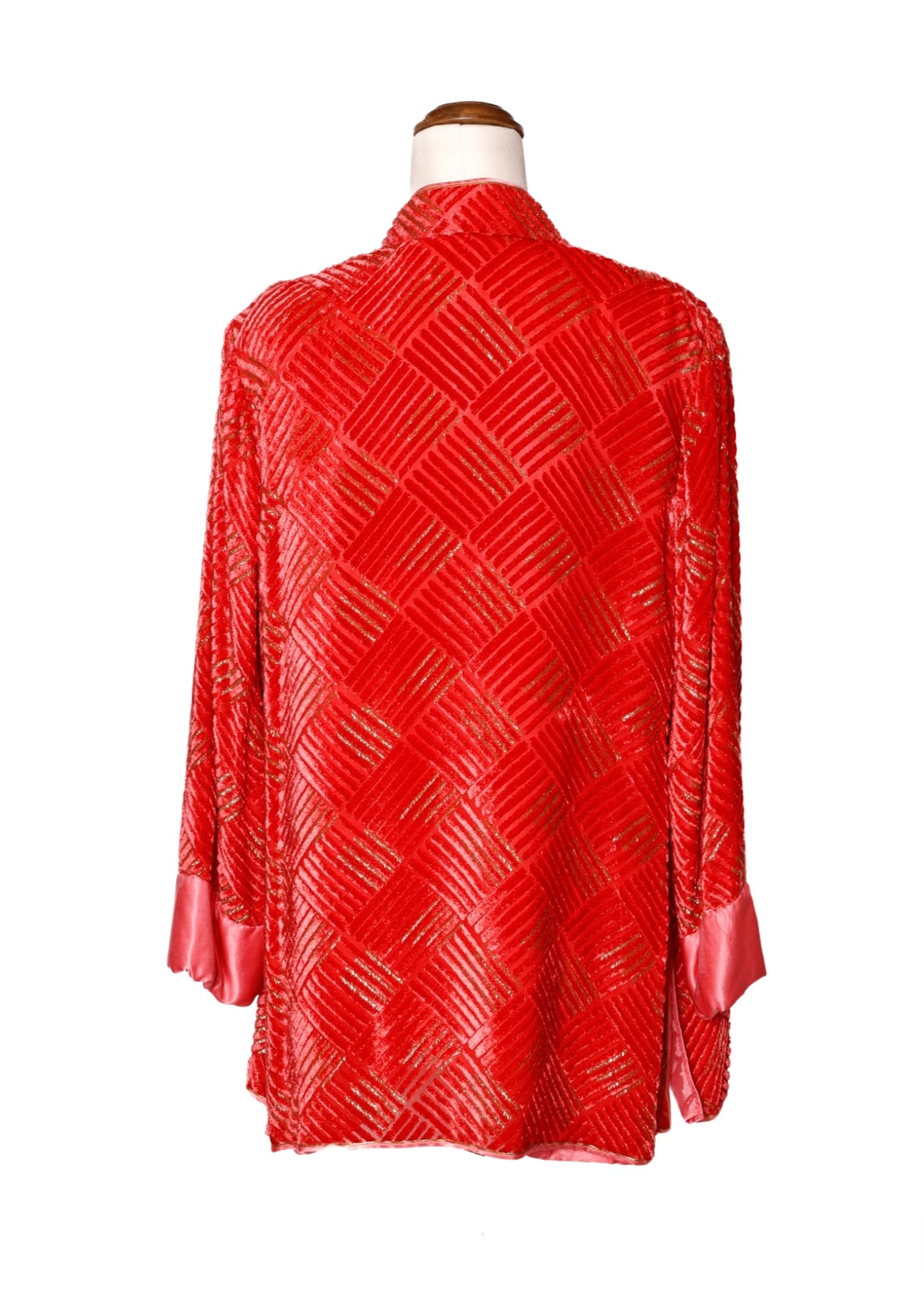 Velvet lounging jacket