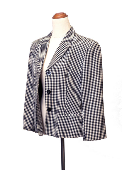1990's David Jones Gingham Blazer