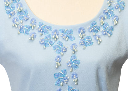1960's Sylvia Laine Beaded Shift Dress